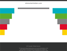 Tablet Screenshot of elementarhelden.com